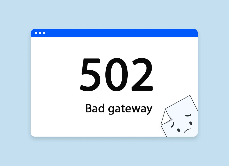 خطای 502- Bad Gateway