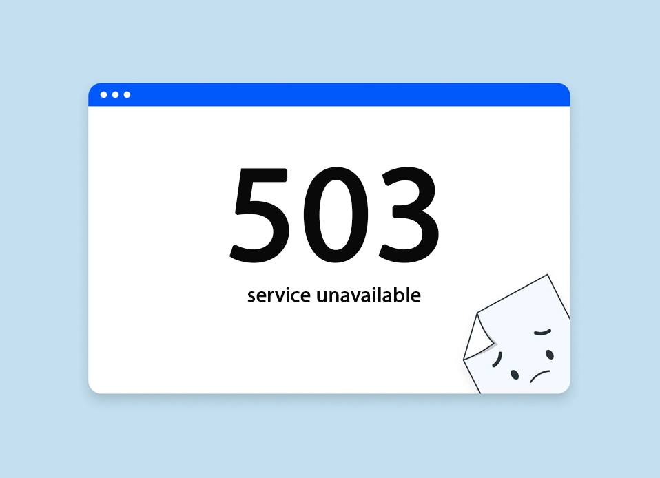 خطای 503 - Service Unavailable