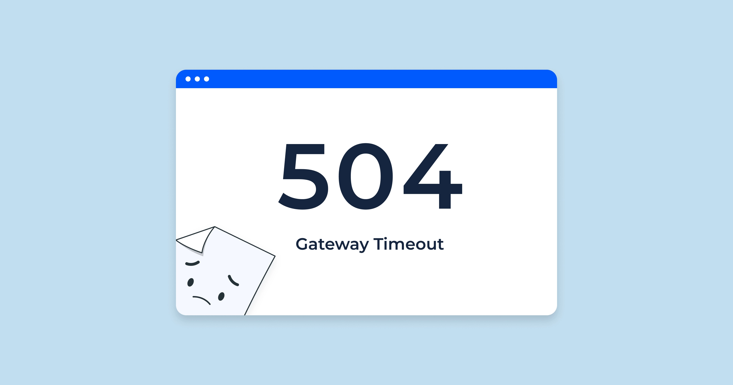 خطای 504 Gateway Timeout