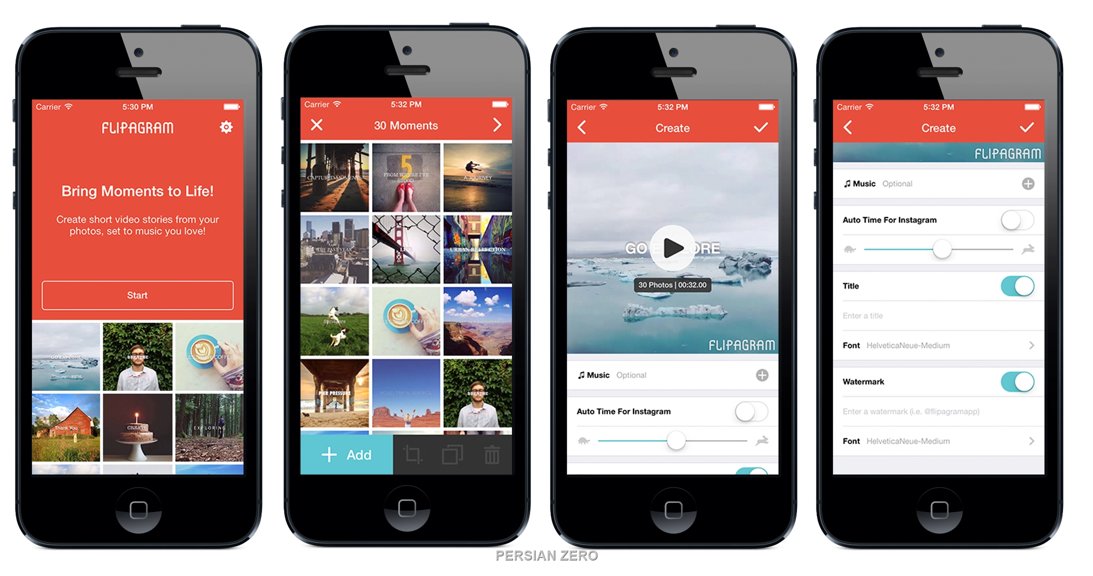  ابزار flipagram برای ادیت ویدیوی اینستاگرام 