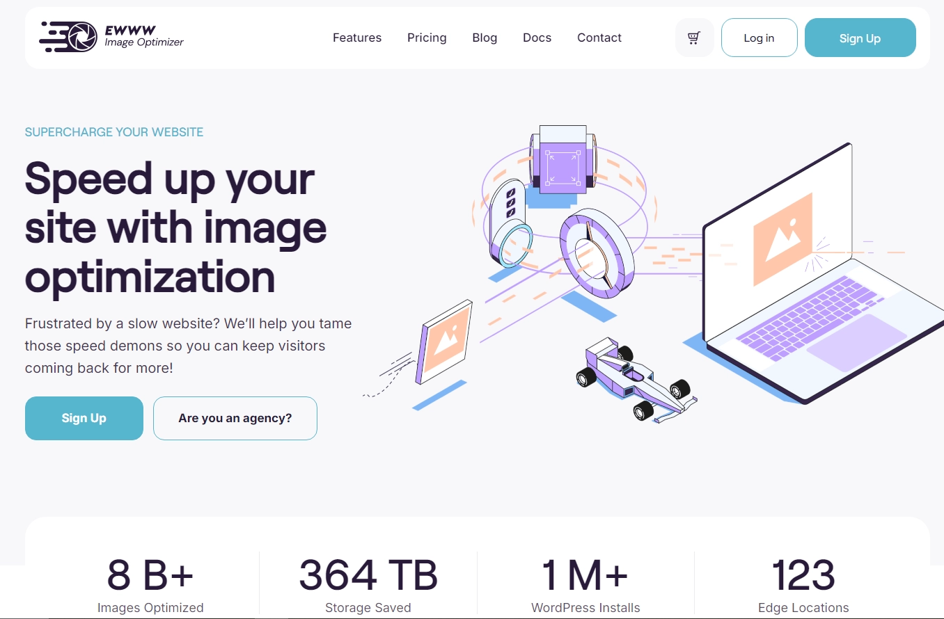 افزونهEWWW Image Optimizer