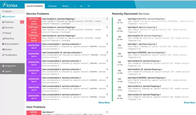 ابزار&nbsp;مدیریت سرور Incinga