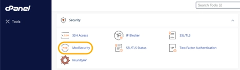 غیرفعال کردن ModSecurity