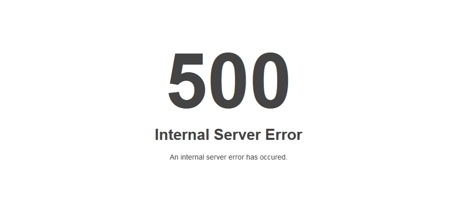 حذف ارور 500 هنگام باز کردن یک صفحه وب